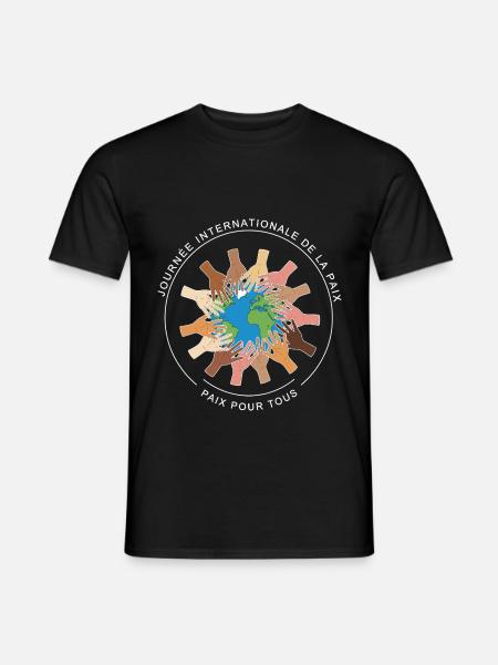 Journée Internationale de la Paix - Männer T-Shirt - Schwarz