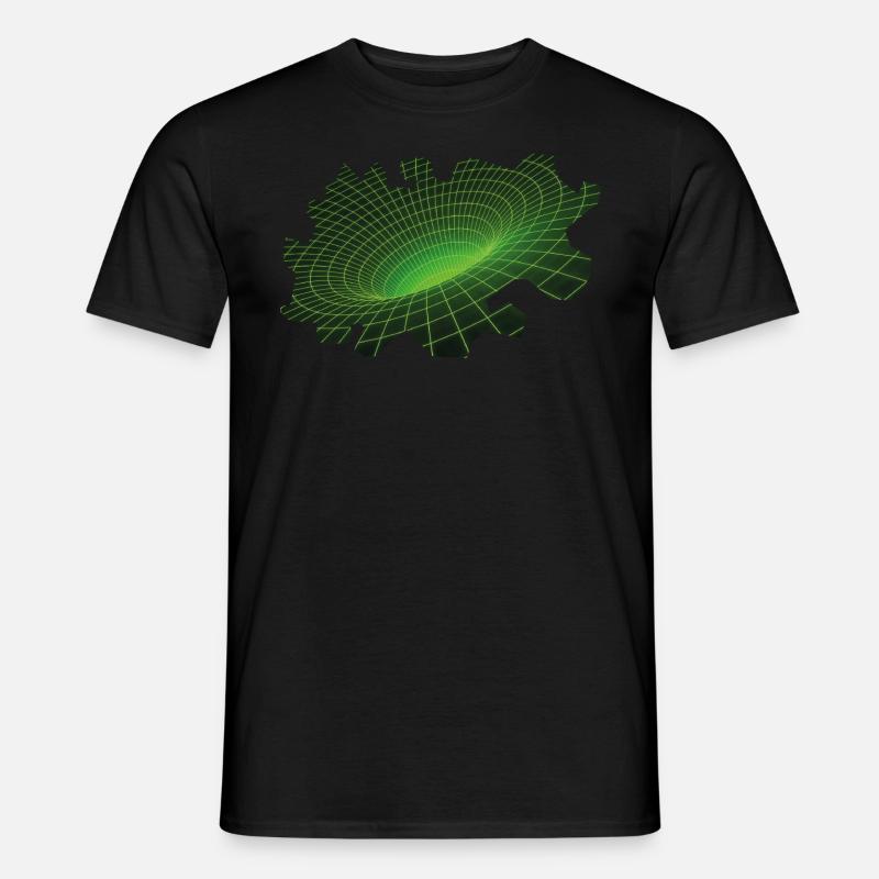 Wormhole - Men’s T-shirt - black