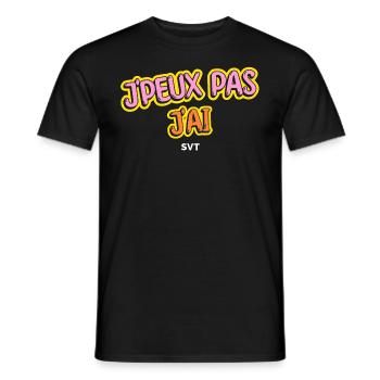 J peux pas j ai SVT - T-shirt homme - noir - Devant - AI Model Male 178 light (178cm)
