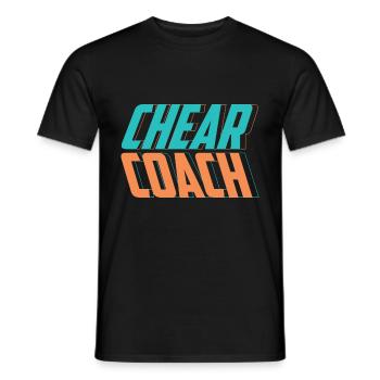 Cadeau d’entraîneur d’encouragement chorégraphe - T-shirt homme - noir - Devant - AI Model Male 178 light (178cm)
