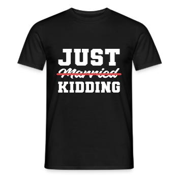 Scherzhaft Komiker Geschenk - Männer T-Shirt - Schwarz - Vorne - AI Model Male 178 light (178cm)