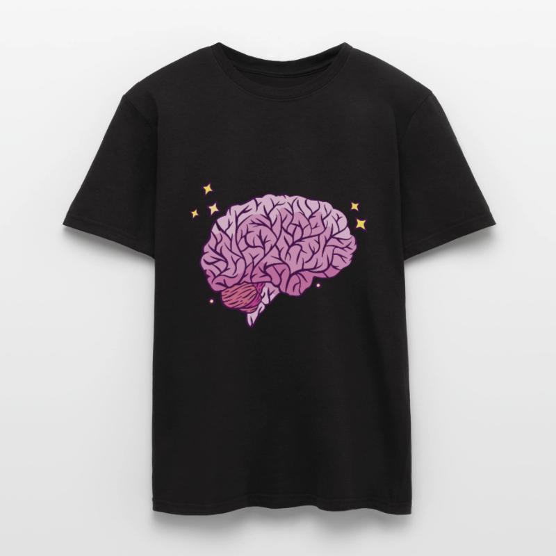 Brain Learning Smart Thinking Knowledge Men’s T-shirt