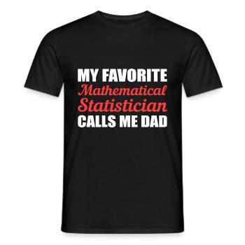 Call Me Dad Loving Father Gift - Men's T-Shirt - black - Front - AI Model Male 178 light (178cm)
