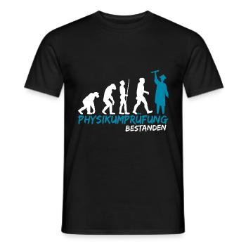 Physikum Medizin Prüfung bestanden Student - Männer T-Shirt - Schwarz - Vorne - AI Model Male 178 light (178cm)