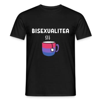 Bisexualitea. Bisexuell Gift - Männer T-Shirt - Schwarz - Vorne - AI Model Male 178 light (178cm)