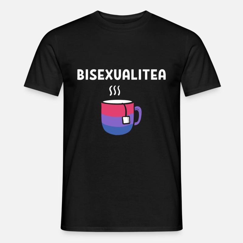 Bisexualitea. Bisexuell Gift - Männer T-Shirt - Schwarz