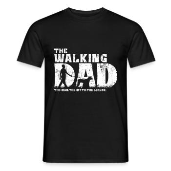 Bardino Majorero Canario Walking Dad Papa Master - T-shirt homme - noir - Devant - AI Model Male 178 light (178cm)