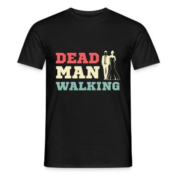 Toter Mann geht Komiker Gift - Männer T-Shirt - Schwarz - Vorne - AI Model Male 178 light (178cm)