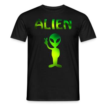 Alien - T-shirt homme - noir - Devant - AI Model Male 178 light (178cm)