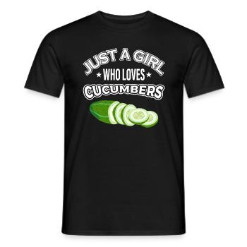 C’est mon costume d’homme concombre cucumber - T-shirt homme - noir - Devant - AI Model Male 178 light (178cm)