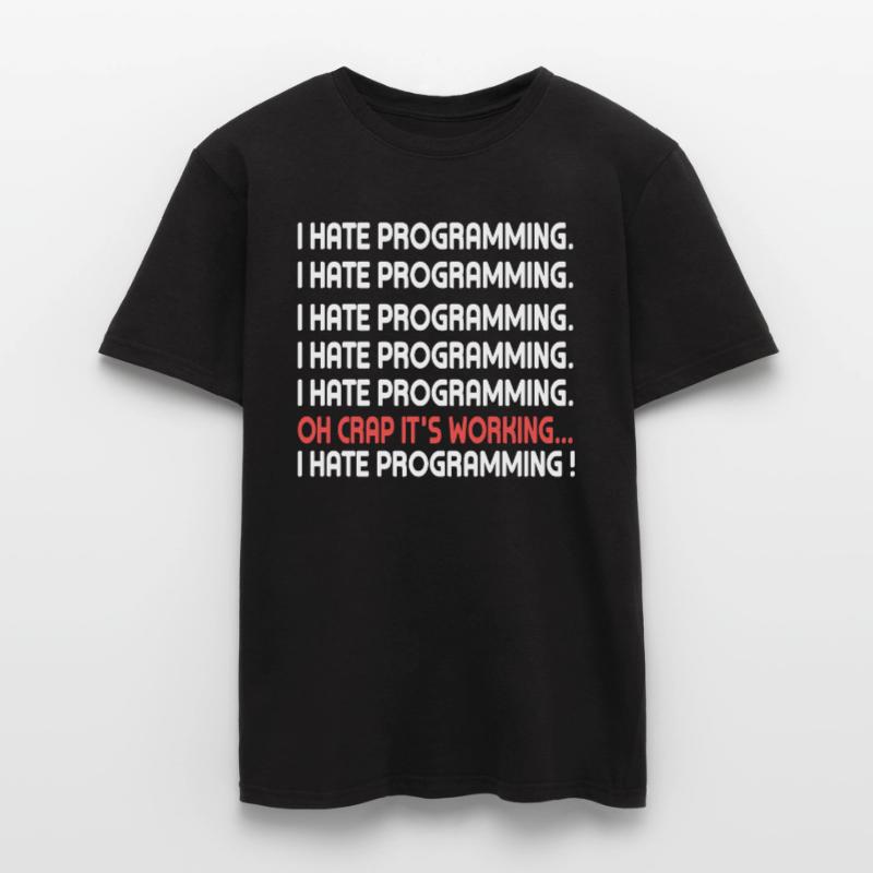 Programme de codage de programmation PC Ordinateur Internet T-shirt homme