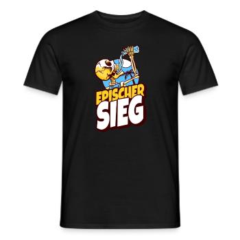 Zocker Zocken game Spiel Gamer Computer PC Konsole - Männer T-Shirt - Schwarz - Vorne - AI Model Male 178 light (178cm)