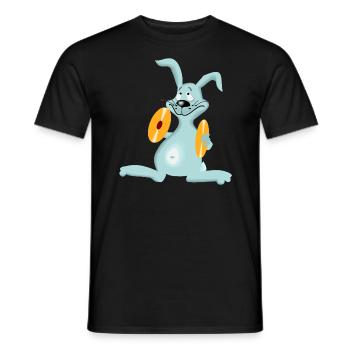 music cymbal children gift idea - Men's T-Shirt - black - Front - AI Model Male 178 light (178cm)