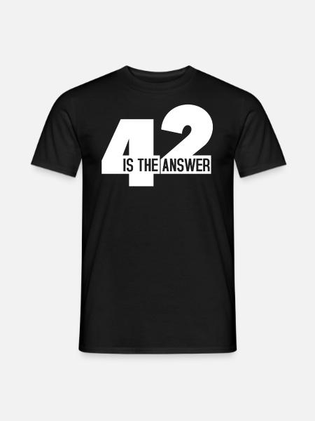 42 - T-shirt homme - noir
