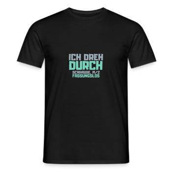 Mechanic motive screw M2 car F060 - Men's T-Shirt - black - Front - AI Model Male 178 light (178cm)