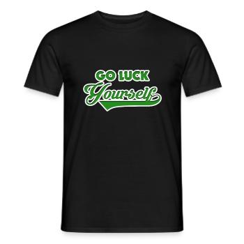St Patricks Day Bière Pub bonheur Irlande Cadeau - T-shirt homme - noir - Devant - AI Model Male 178 light (178cm)