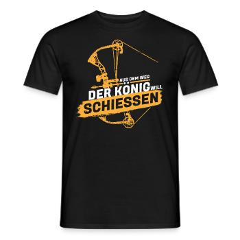 Archer Gift Bow - Men's T-Shirt - black - Front - AI Model Male 178 light (178cm)