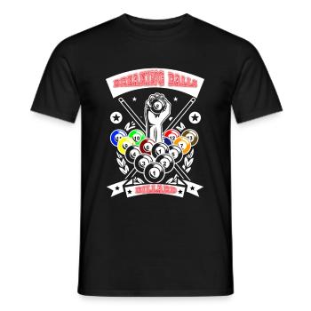 Billiard Championship - Männer T-Shirt - Schwarz - Vorne - AI Model Male 178 light (178cm)
