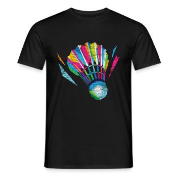 Badminton badminton - T-shirt homme - noir - Devant - AI Model Male 178 light (178cm)