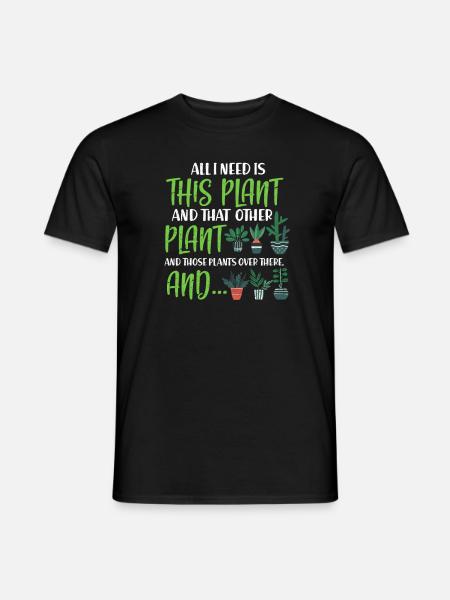 Garten Gartenarbeit Gärtnerin Pflanzen Geschenk - Männer T-Shirt - Schwarz