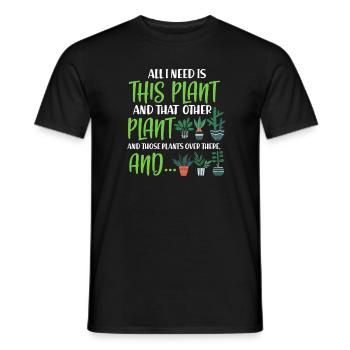 jardin - T-shirt homme - noir - Devant - AI Model Male 178 light (178cm)