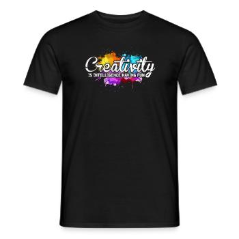 Art Art Artist Artist Creative Gift - Men's T-Shirt - black - Front - AI Model Male 178 light (178cm)