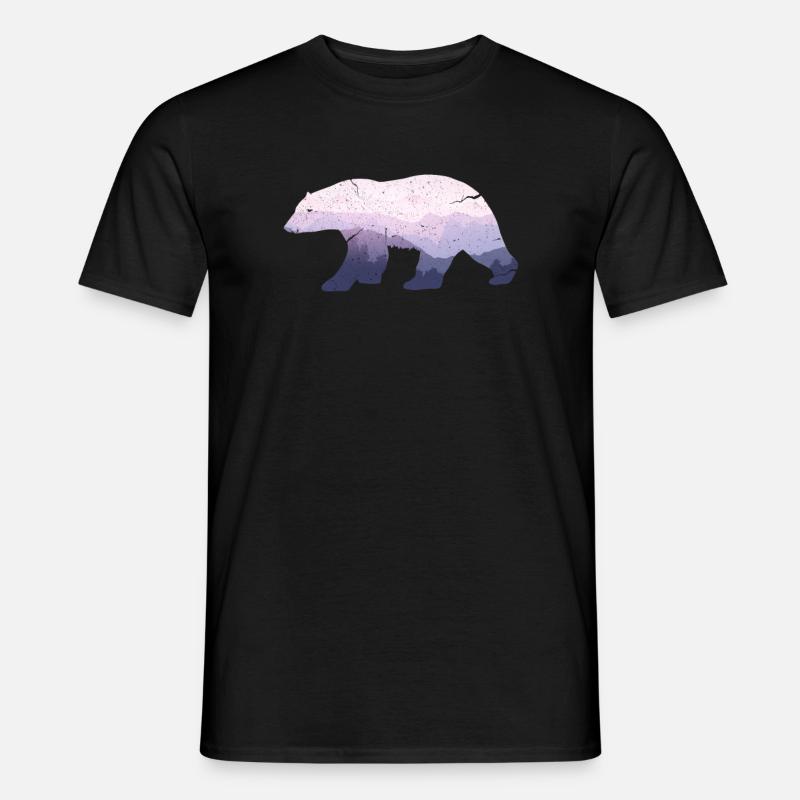 Bär - Männer T-Shirt - Schwarz