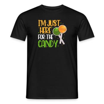 Bonbons d'Halloween aigre douce Lolli - T-shirt homme - noir - Devant - AI Model Male 178 light (178cm)