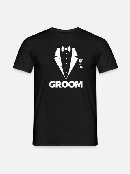 groom - Men's T-Shirt - black