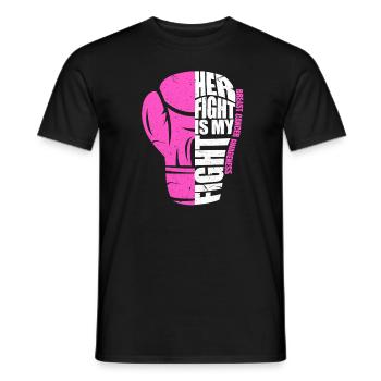 Cancer du sein Cancer du sein - T-shirt homme - noir - Devant - AI Model Male 178 light (178cm)