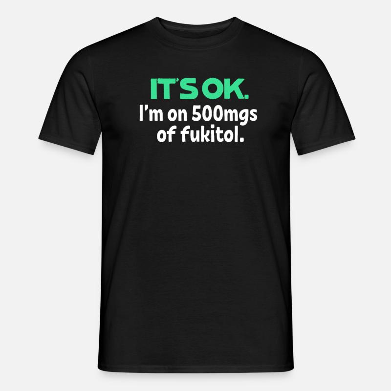 Sarkasmus - Männer T-Shirt - Schwarz