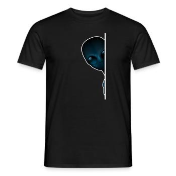 étranger - T-shirt homme - noir - Devant - AI Model Male 178 light (178cm)
