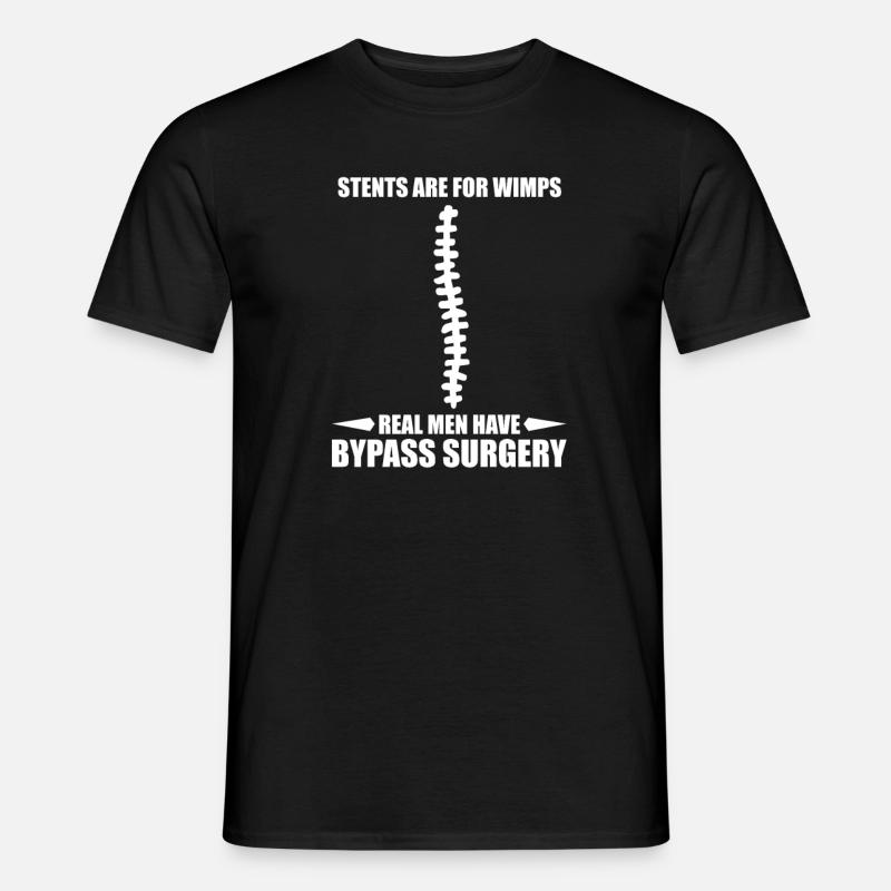 Operation Bypass Surgery Physio OP Gift - Men’s T-shirt - black