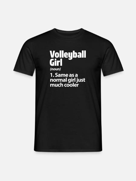 Volleyball Girl - Men's T-Shirt - black
