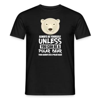 Ours Polaire Ours Polaire Ours Polaire Ours Arctique Cadeau - T-shirt homme - noir - Devant - AI Model Male 178 light (178cm)