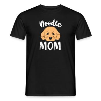 Golden Doodle Mom - Männer T-Shirt - Schwarz - Vorne - AI Model Male 178 light (178cm)