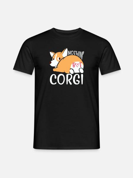 Corgi - T-shirt homme - noir