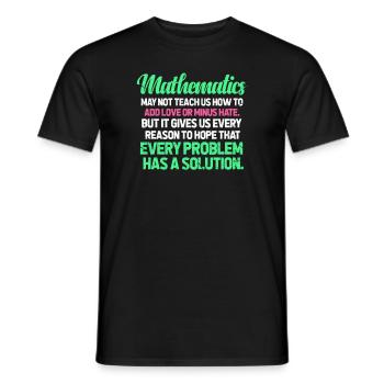 Mathe Mathematik Lehrer Algebra Schule Pi Geschenk - Männer T-Shirt - Schwarz - Vorne - AI Model Male 178 light (178cm)