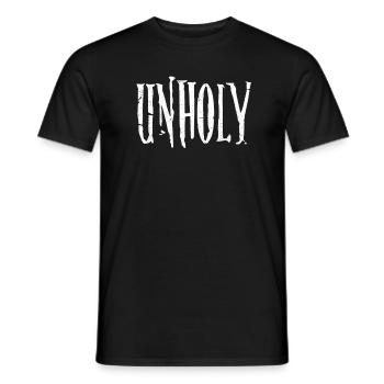 Satanism Satan Cross Lucifer Devil Gift - Men's T-Shirt - black - Front - AI Model Male 178 light (178cm)