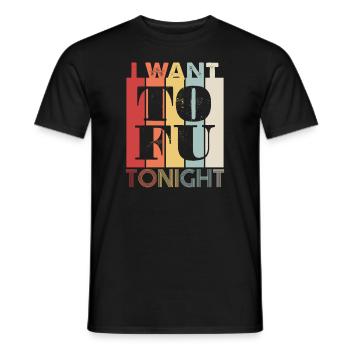 Vegan - Men's T-Shirt - black - Front - AI Model Male 178 light (178cm)