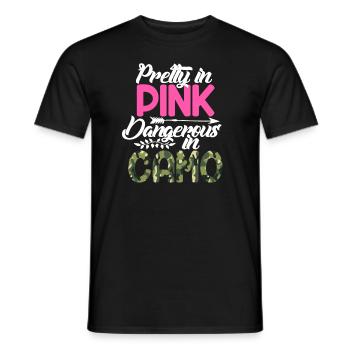 Chasse Chasse Forêt Sauvage Chasse Cerf Nature Cadeau - T-shirt homme - noir - Devant - AI Model Male 178 light (178cm)