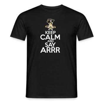 Pirat - Männer T-Shirt - Schwarz - Vorne - AI Model Male 178 light (178cm)
