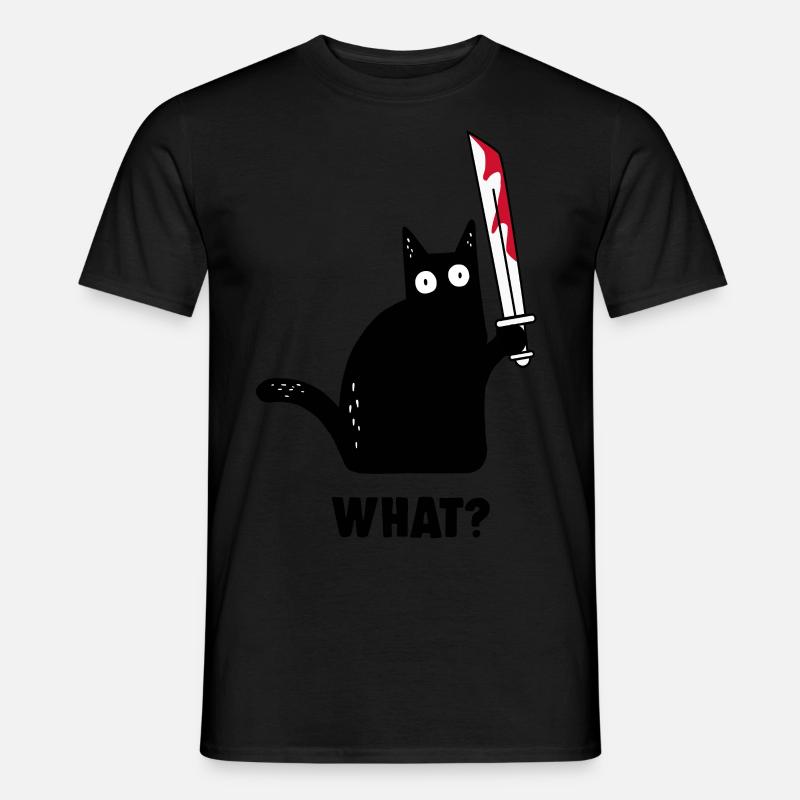 Buhurt Cat - Männer T-Shirt - Schwarz