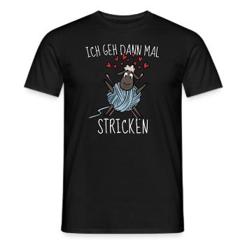 Lustiger Nähen & Näherin Stricken Spruch Geschenk - Männer T-Shirt - Schwarz - Vorne - AI Model Male 178 light (178cm)