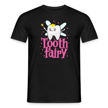 Tooth Fairy Dentist Tooth Fairy Teeth Gift - Men's T-Shirt - black - Front - AI Model Male 178 light (178cm)