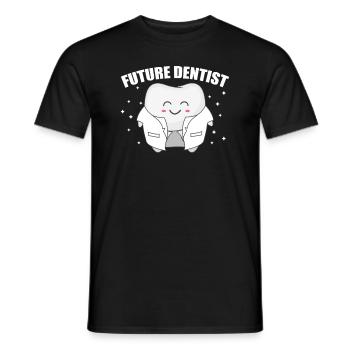 dentist - Men's T-Shirt - black - Front - AI Model Male 178 light (178cm)