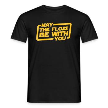 dentist - Men's T-Shirt - black - Front - AI Model Male 178 light (178cm)