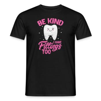 Dentist Tooth Teeth Dentist Dentist Gift - Men's T-Shirt - black - Front - AI Model Male 178 light (178cm)