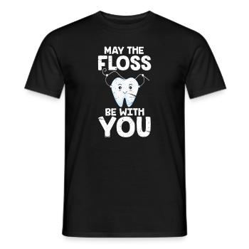 dentist - Men's T-Shirt - black - Front - AI Model Male 178 light (178cm)