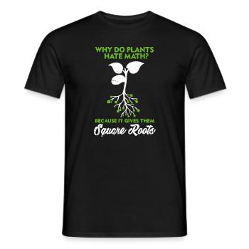 Mathe - Männer T-Shirt - Schwarz - Vorne - AI Model Male 178 light (178cm)